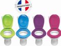 Amovible et colorée, une lunette de toilettes hygiénique et made in France