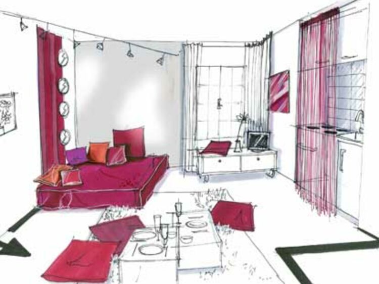 Mon studio relooké par une pro - Habiter dans une petite surface ... Mon studio relooké par une pro - Habiter dans une petite surface ...