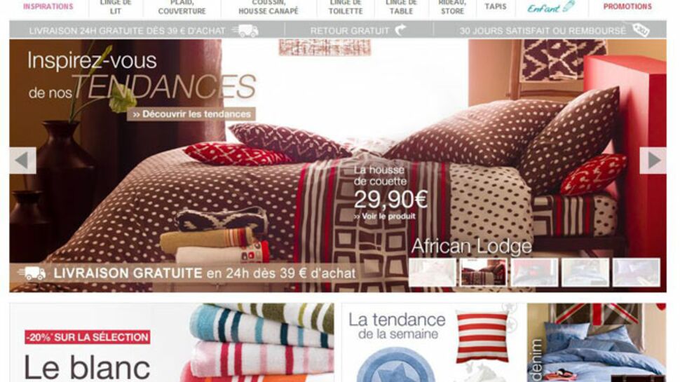 SoHome.fr : des textiles à petit prix, signés La Redoute