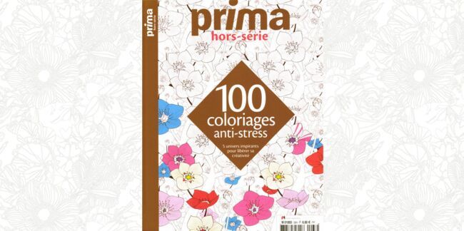 Sortie du Prima hors-série 100 coloriages anti-stress