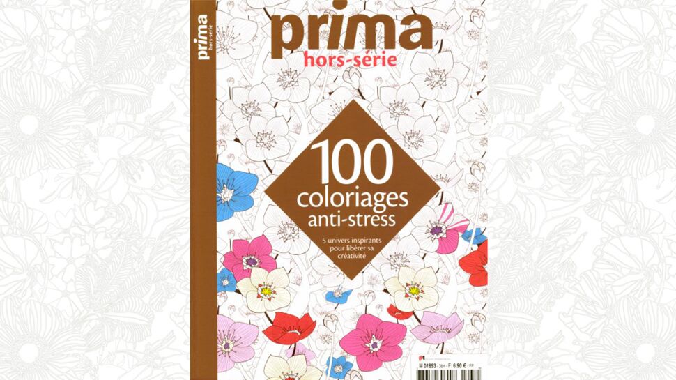 Sortie du Prima hors-série 100 coloriages anti-stress