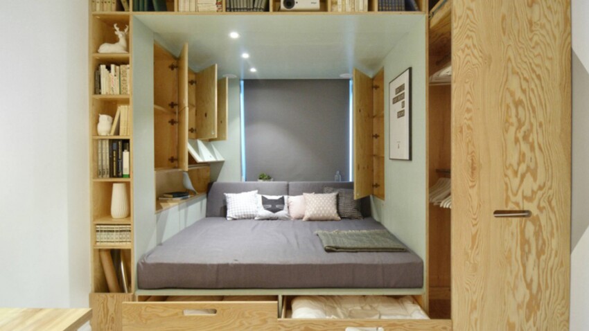 Déco de chambre : 10 idées de lits avec rangements intégrés