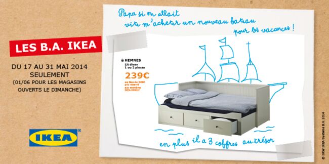 IKEA - Les B.A. IKEA - Jusqu’au 31 mai, profitez des bonnes affaires IKEA - Publi-communiqué