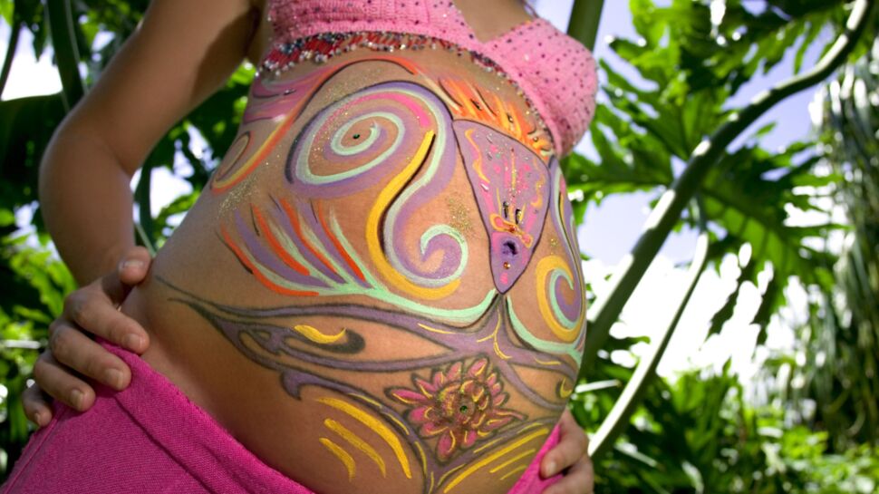 Belly painting : les plus belles photos de femmes enceintes