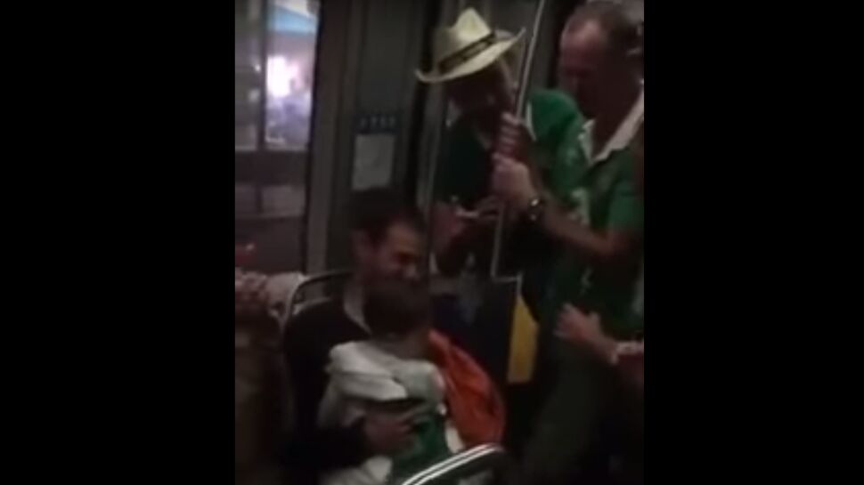Euro 2016 : des supporters irlandais chantent une berceuse à un bébé