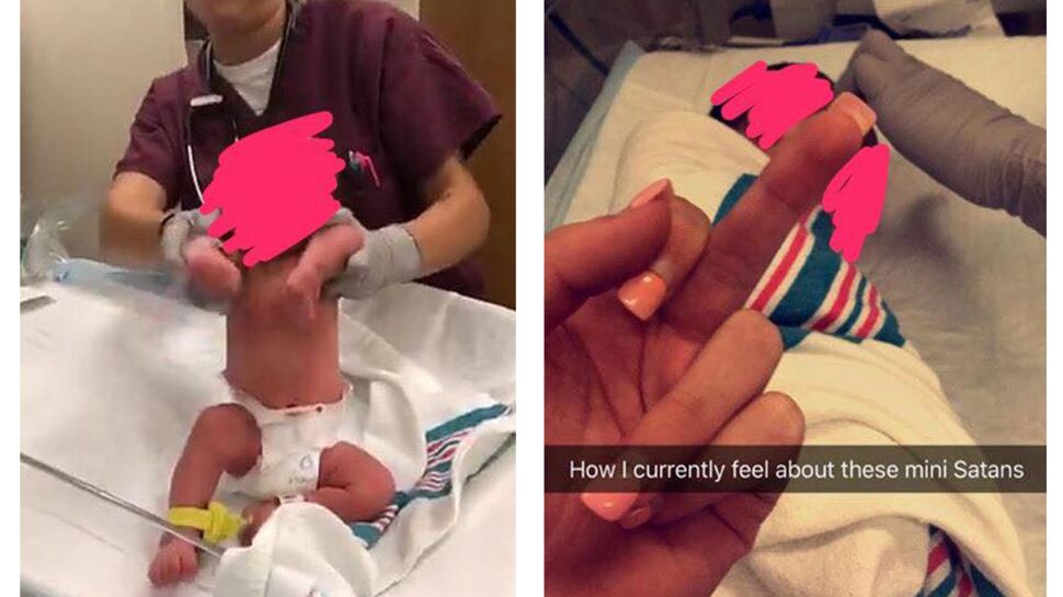 Choquant : deux employées d’un hôpital postent sur Snapchat des images de bébés très dérangeantes