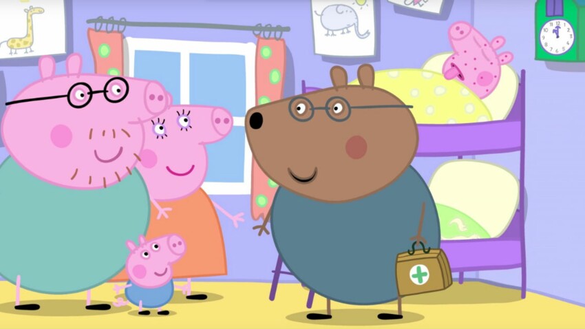 Pourquoi le dessin animé Peppa Pig peut encourager les visites médicales inutiles