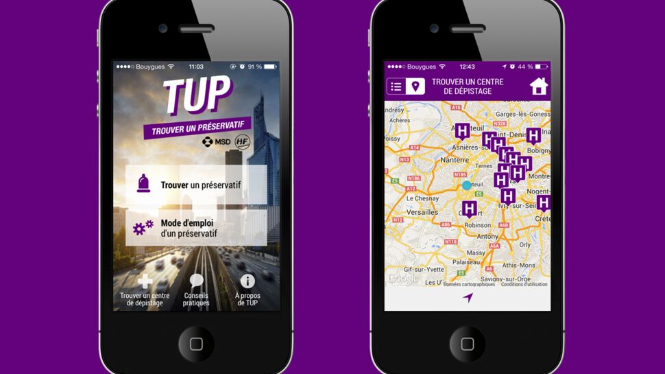 TUP : la première appli pour trouver une capote au plus vite