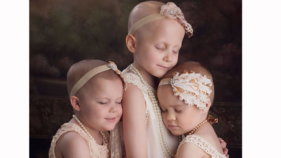 3 ans après, des petites rescapées du cancer se retrouvent pour une séance photo très touchante