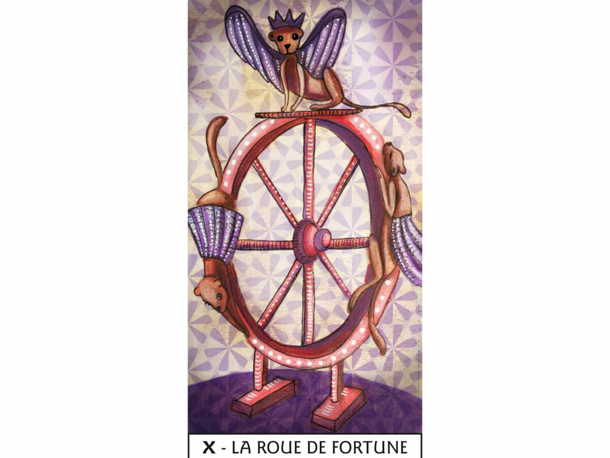 La Roue De Fortune Tarot Combinaison Tarot de Marseille : la Roue de la fortune : Femme Actuelle Le MAG