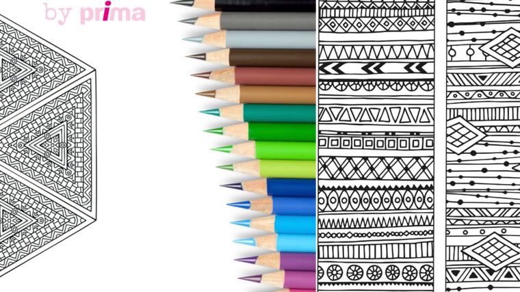 Mandalas à imprimer, des rosaces faciles à colorier