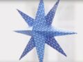 Déco de Noël en papier : l'origami facile de l'étoile en 3D