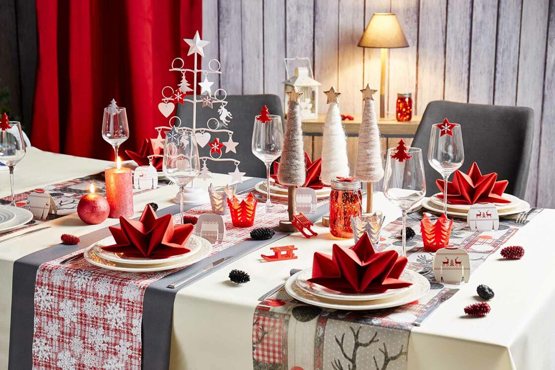 3 Ambiances Déco Pour Votre Table De Noël Femme Actuelle Le Mag