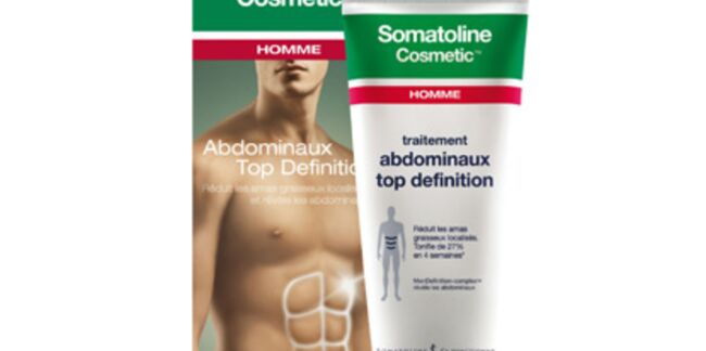 Somatoline propose un révélateur d'abdominaux pour les hommes