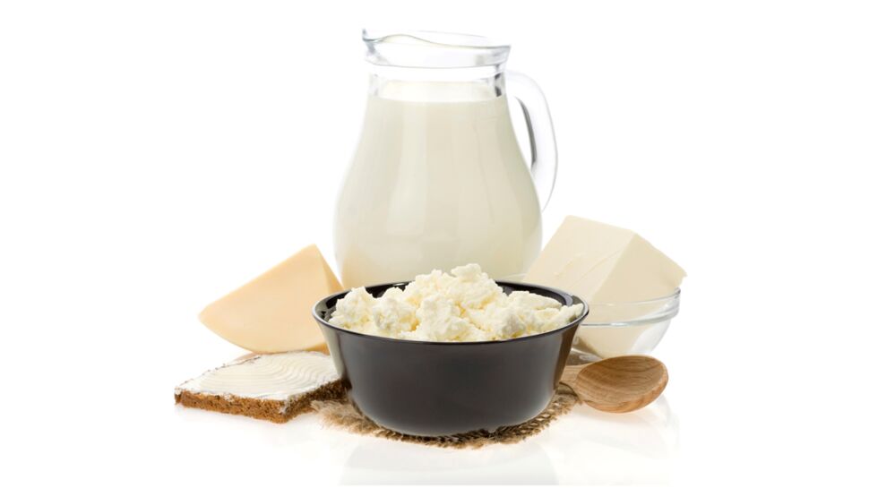 Tableau des calories : les produits laitiers