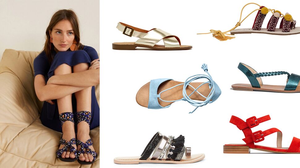 Sandales et nu-pieds : 20 modèles pour être stylée à plat cet été