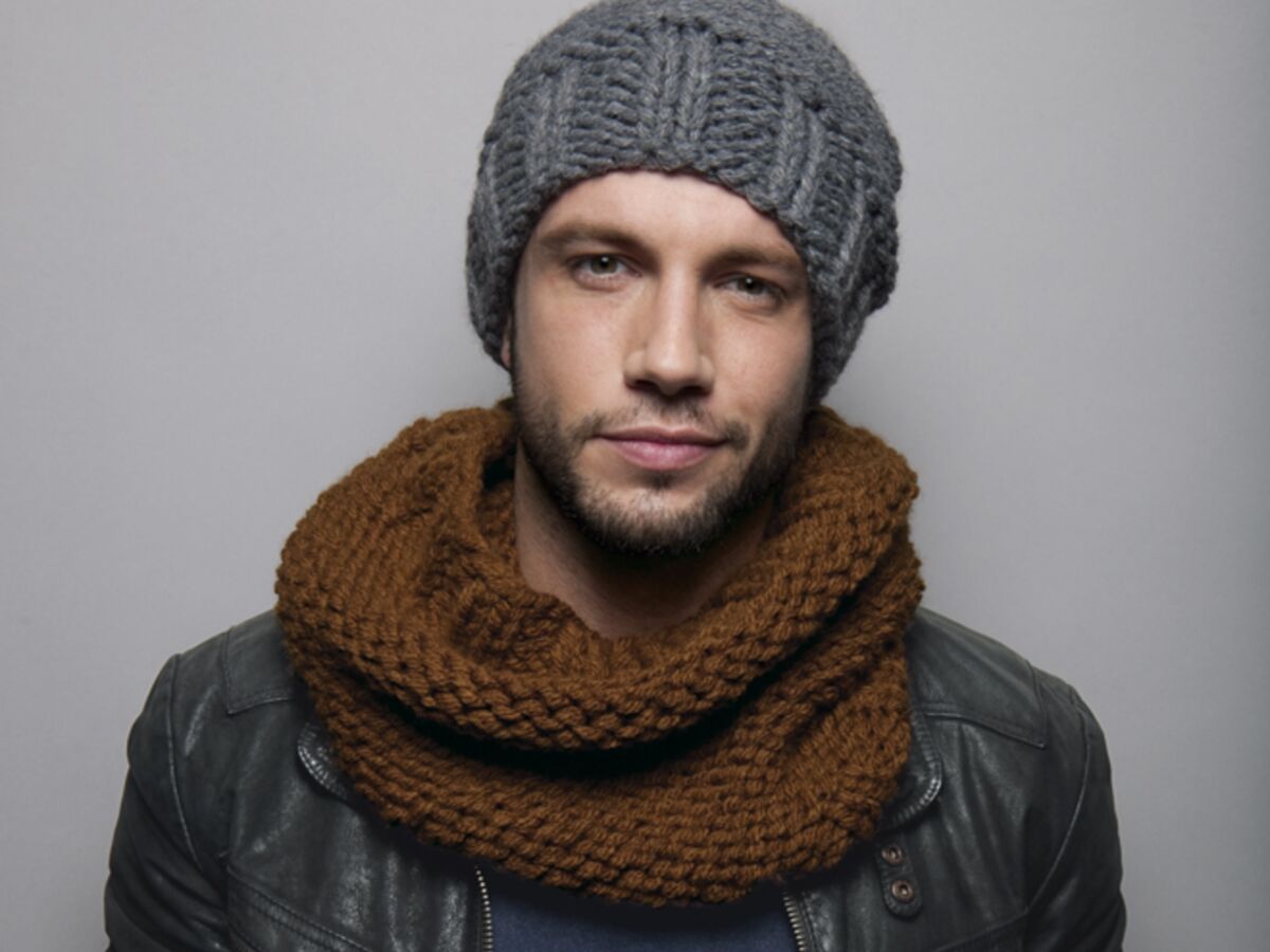 Bonnet laine homme, écharpe en laine et accessoires pour homme