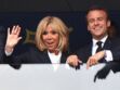 Photos - Brigitte Macron, élégante pour recevoir les Bleus à l’Elysée : à votre avis, de quelle couleur était-elle habillée ?