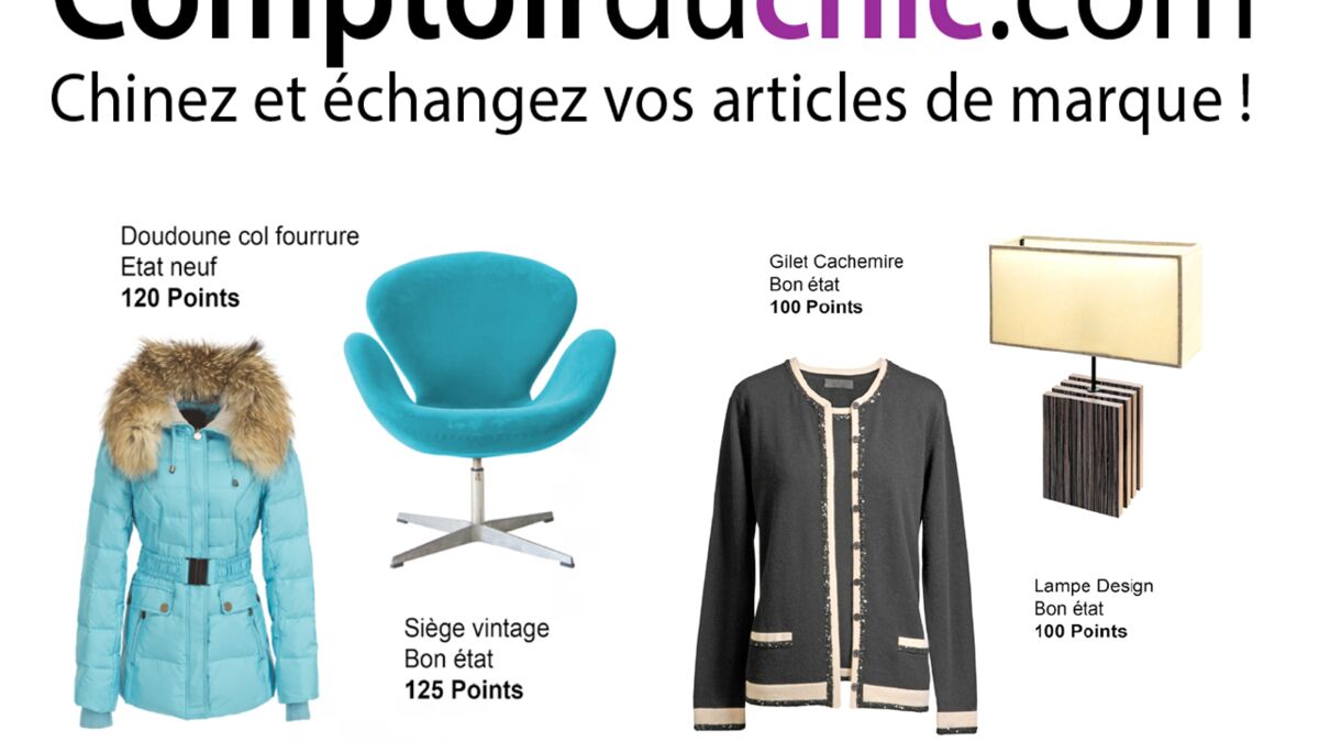 Comptoirduchic.com : Un site de troc mode et déco! : Femme Actuelle Le MAG