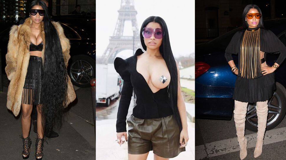 Paris Fashion week : les looks de Nicki Minaj