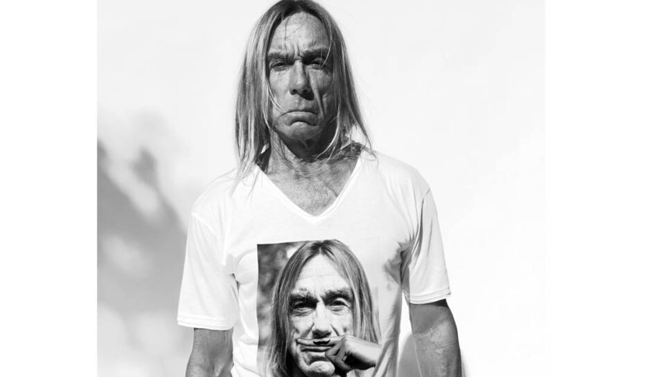 Vente privée.com édite un T-shirt collector pour la sortie du nouvel album d'Iggy Pop