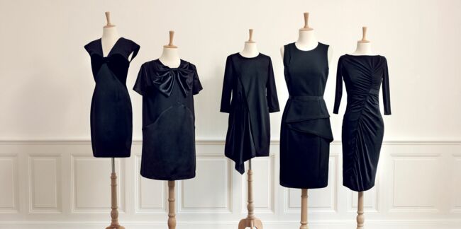 La petite robe noire couture chez Monoprix