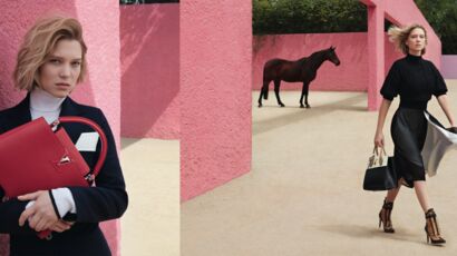 Léa Seydoux dans l'intimité pour Louis Vuitton