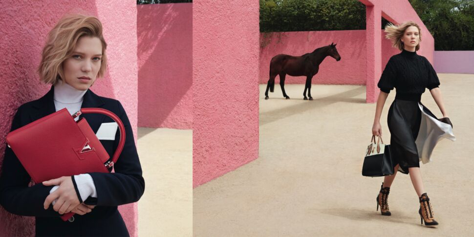 Photo : Léa Seydoux pose pour la nouvelle campagne de Louis