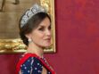 Letizia d’Espagne sublime dans une robe de princesse pour un dîner au Palais Royal