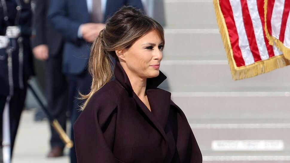 Photos - Melania Trump, un défilé de looks haute couture pour son voyage officiel
