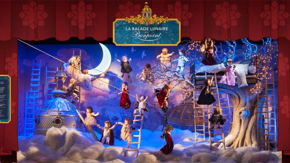 La magie de Noël installée au Printemps de Paris