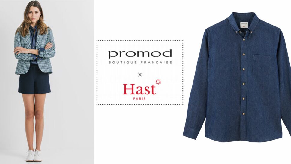 Promod x Hast : une chemise pour deux à la Saint Valentin