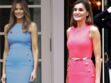 Melania Trump et Letizia d’Espagne s'affichent dans la même robe fourreau : qui la porte le mieux?