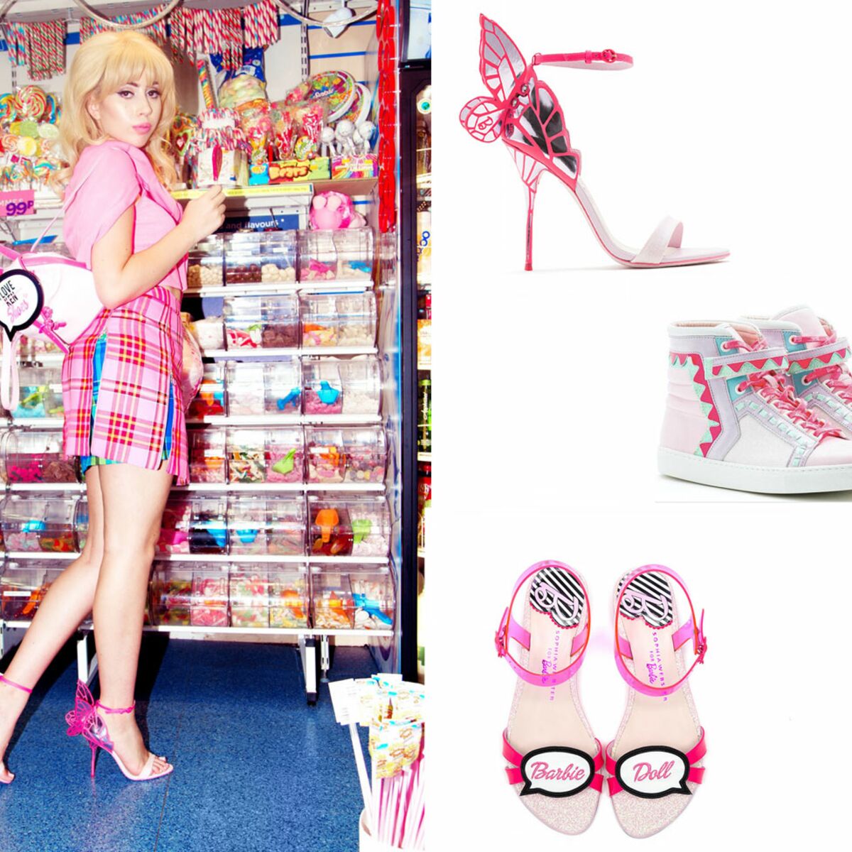 Chaussures Baskets Printemps Été Argent Barbie