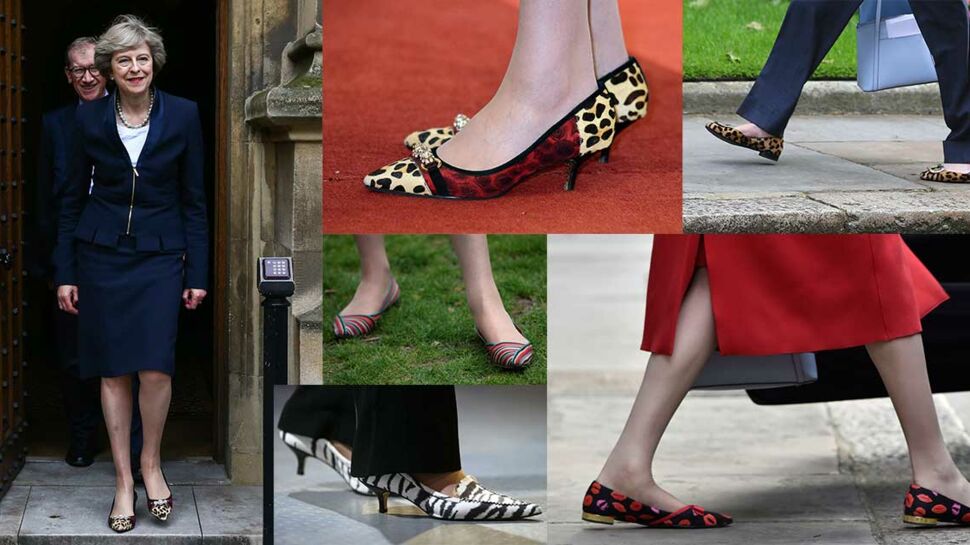 Buzz : les chaussures de Theresa May