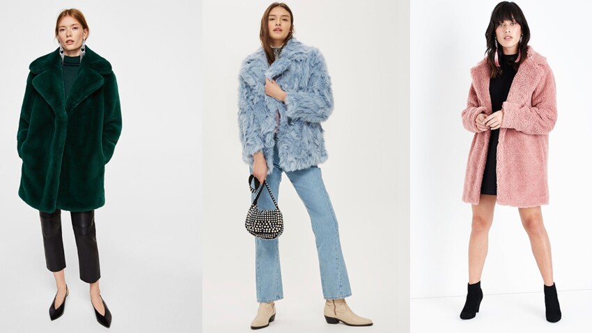 Comment bien porter le manteau en fausse fourrure ? Conseils 15 manteaux en fausse fourrure pour bien adopter la tendance