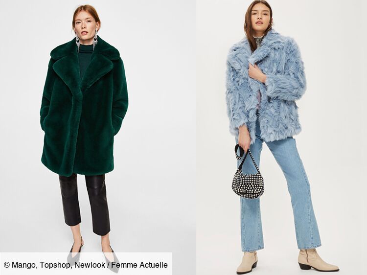 Manteau fourrure vert emeraude best sale