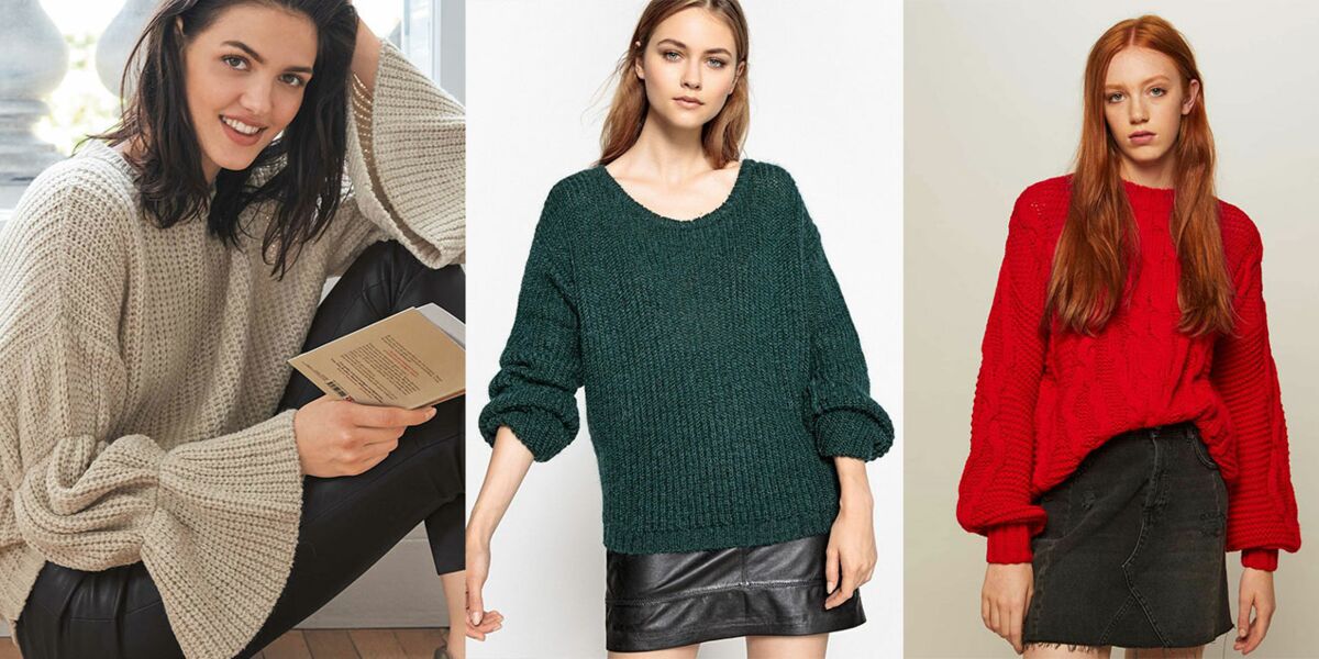 20 jolis gros pulls pour être stylée sans avoir froid 20 beaux pulls qui vont nous réchauffer en beauté