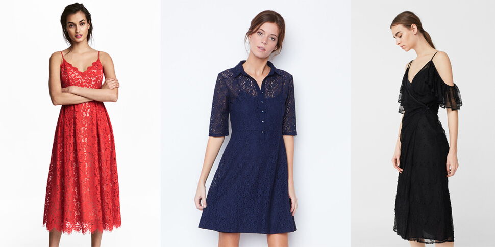 15 robes en dentelle à tomber : Femme Actuelle Le MAG