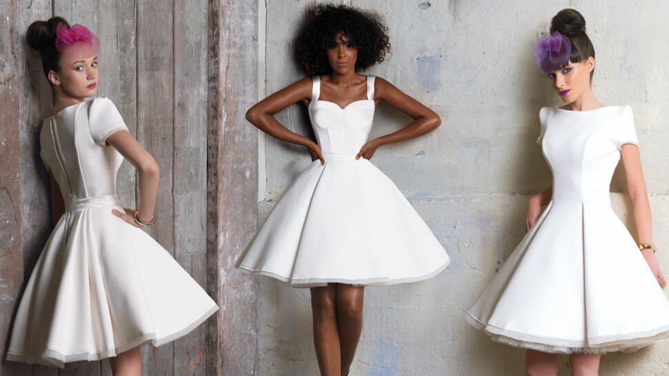 Robes blanches : idées chics et originales pour jolies mariées !