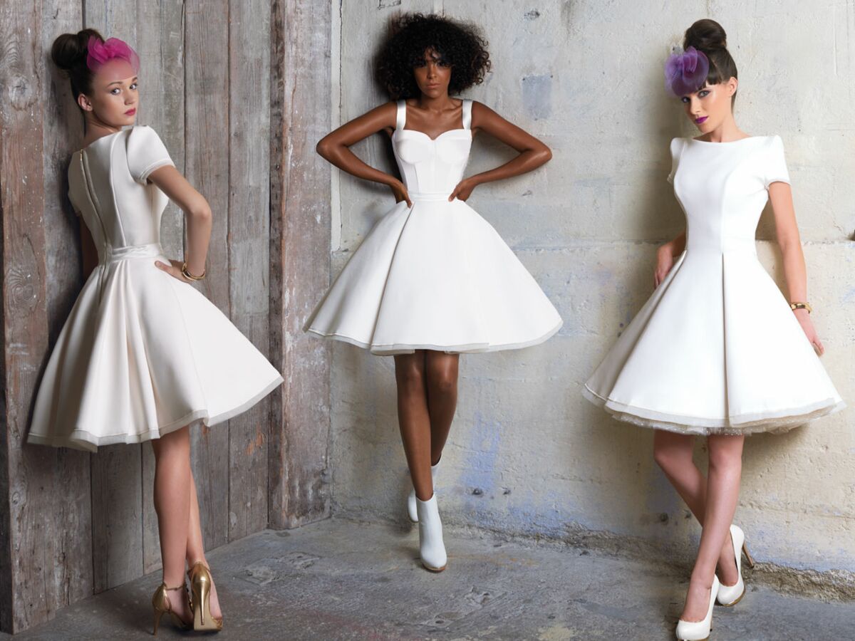 Robes blanches : idées chics et originales pour jolies mariées ! : Femme  Actuelle Le MAG