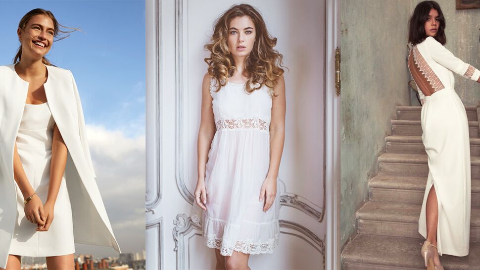 Robe blanche : 35 modèles chics pour un mariage à prix doux