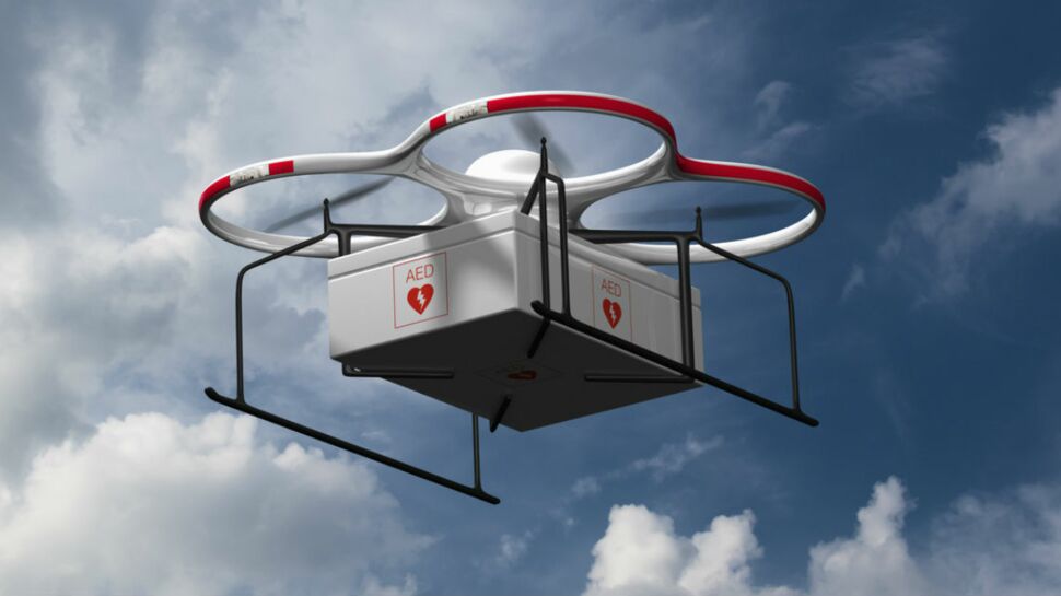 Les drones bientôt utilisés pour secourir les victimes de crise cardiaque ?