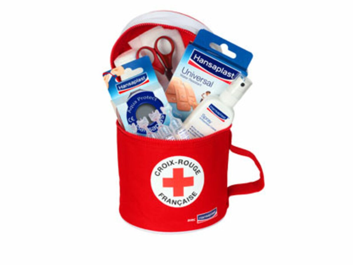 Mallette de secours recommandée par la Croix Rouge