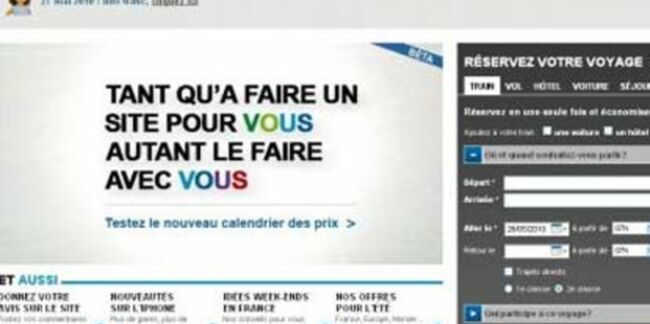 La SNCF lance son nouveau site de réservations "plus facile" le 1er juin