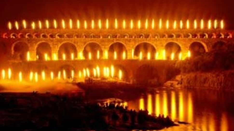 Le Pont du Gard s'embrase en juin