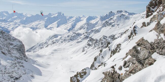 La tyrolienne la plus haute du monde est dans les Alpes