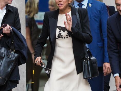 La robe que Brigitte Macron portait à New York n’a pas fait l’unanimité