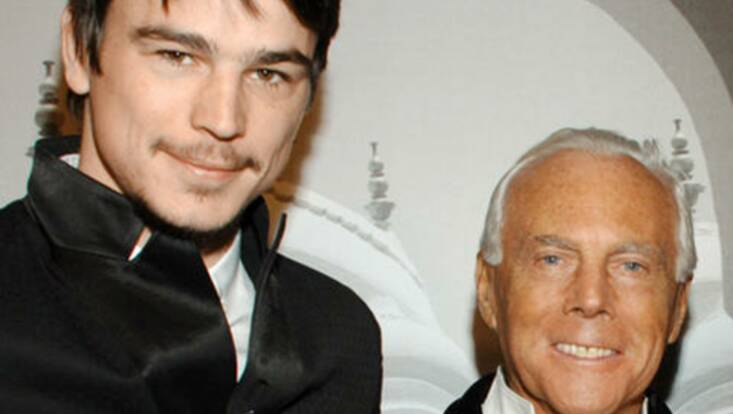 Josh Hartnett, un nouveau visage chez Armani