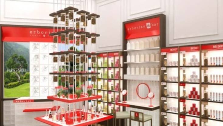 Une toute première boutique mondiale pour Erborian